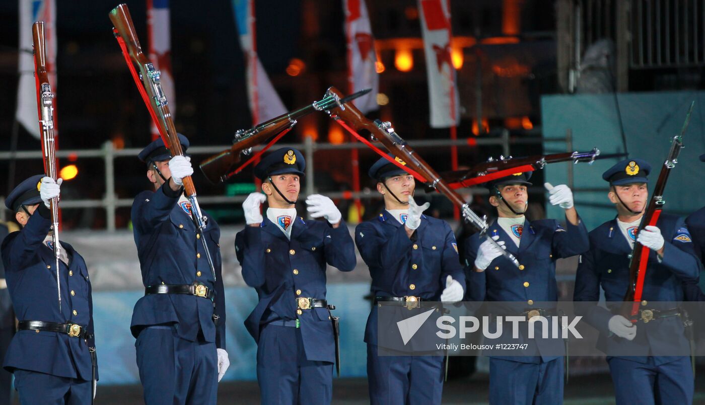 Full dress rehearsal of Spasskaya Tower Festival