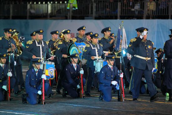 Full dress rehearsal of Spasskaya Tower Festival