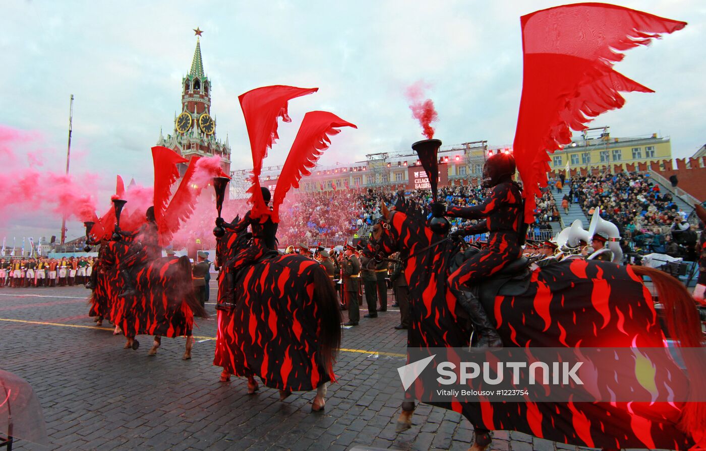 Full dress rehearsal of Spasskaya Tower Festival