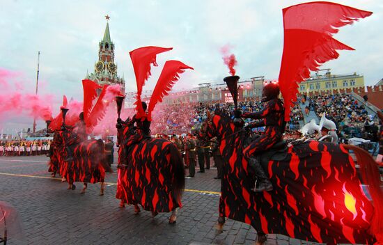Full dress rehearsal of Spasskaya Tower Festival