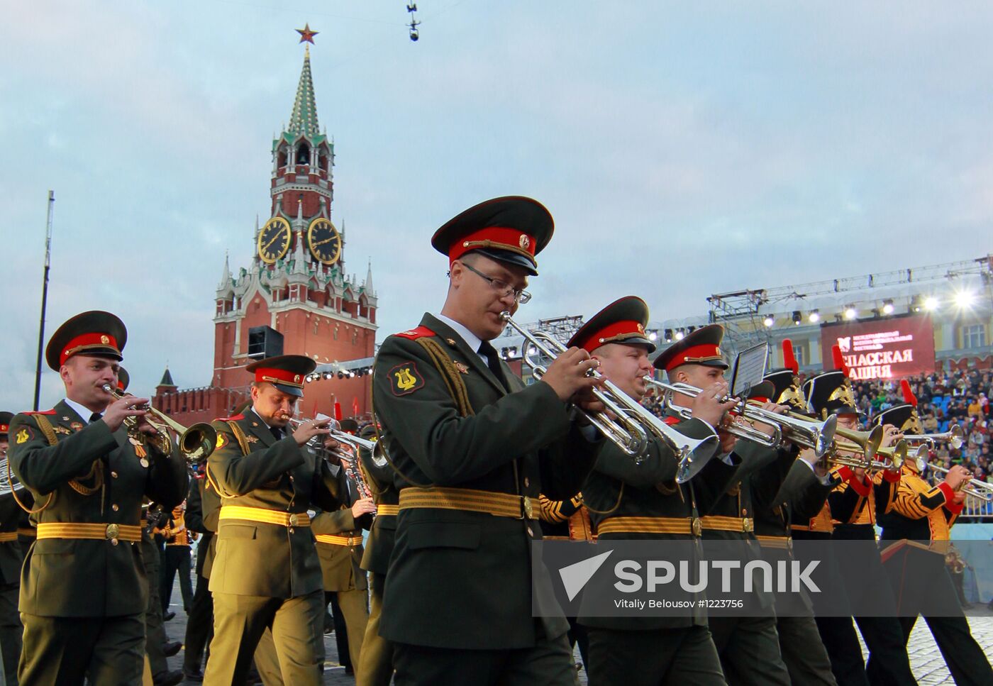 Full dress rehearsal of Spasskaya Tower Festival