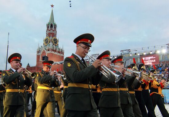 Full dress rehearsal of Spasskaya Tower Festival