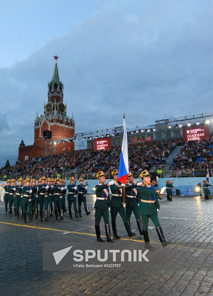 Full dress rehearsal of Spasskaya Tower Festival
