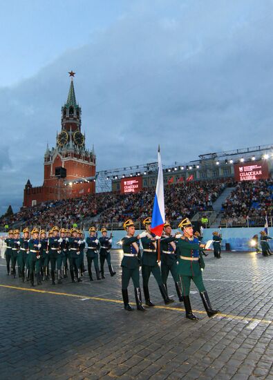 Full dress rehearsal of Spasskaya Tower Festival