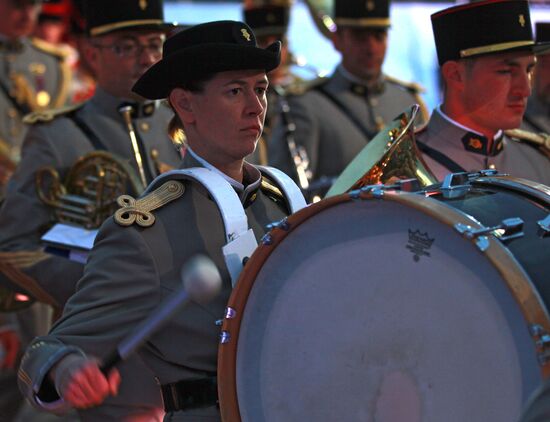 Full dress rehearsal of Spasskaya Tower Festival