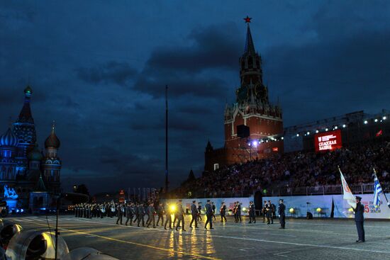 Full dress rehearsal of Spasskaya Tower Festival