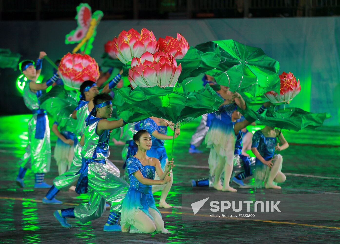 Dress rehearsal for the Spasskaya Bashnya festival