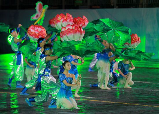 Dress rehearsal for the Spasskaya Bashnya festival
