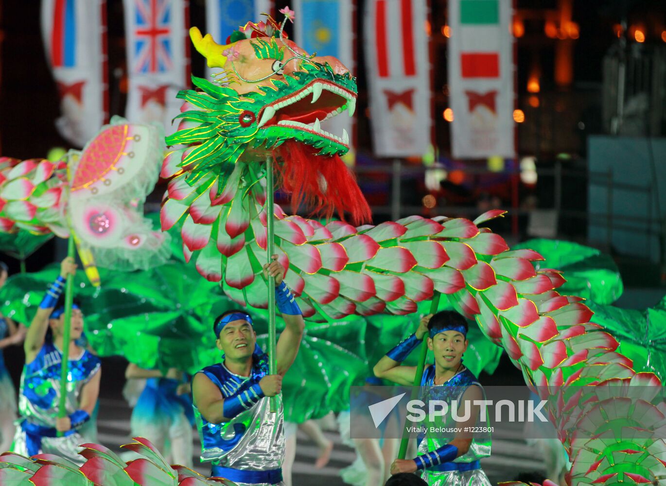 Dress rehearsal for the Spasskaya Bashnya festival