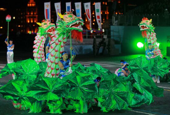 Dress rehearsal for the Spasskaya Bashnya festival