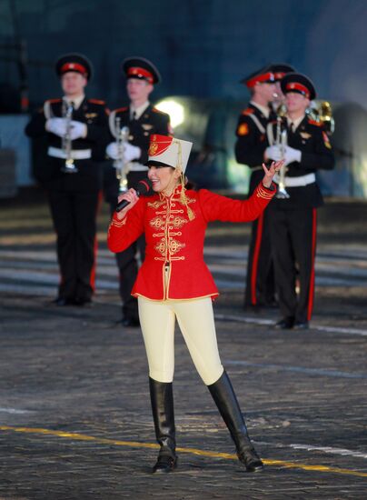 Dress rehearsal for the Spasskaya Bashnya festival
