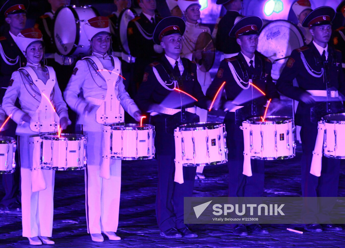 Dress rehearsal for the Spasskaya Bashnya festival