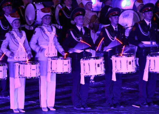 Dress rehearsal for the Spasskaya Bashnya festival