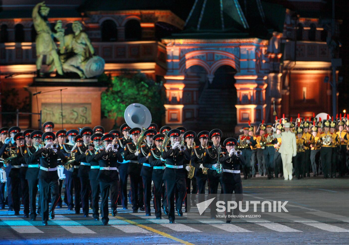 Dress rehearsal for the Spasskaya Bashnya festival