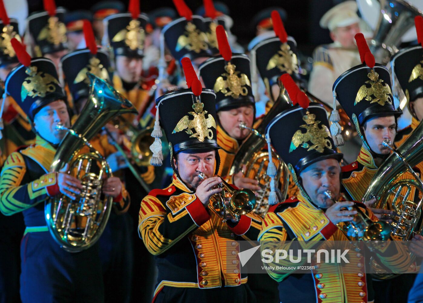 Dress rehearsal for the Spasskaya Bashnya festival