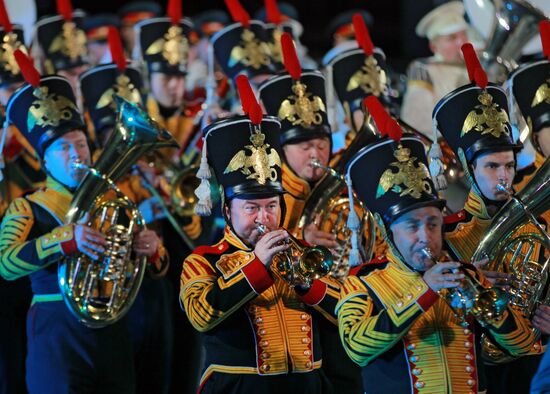 Dress rehearsal for the Spasskaya Bashnya festival