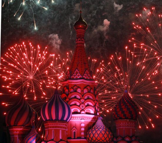 Dress rehearsal for the Spasskaya Bashnya festival