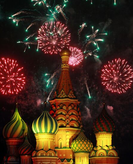 Dress rehearsal for the Spasskaya Bashnya festival