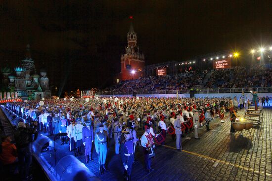 Dress rehearsal for the Spasskaya Bashnya festival