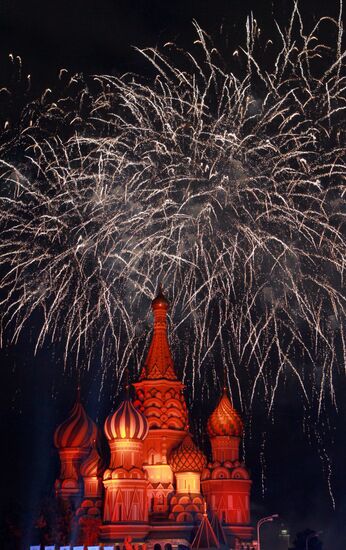 Dress rehearsal for the Spasskaya Bashnya festival