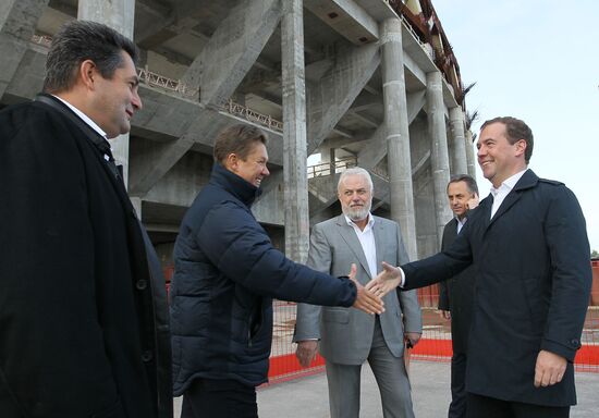 Dmitry Medvedev's working trip to St. Petersburg
