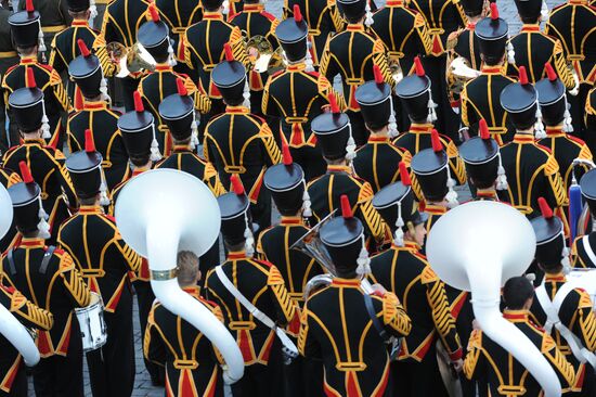 Full dress rehearsal of Spasskaya Tower Festival