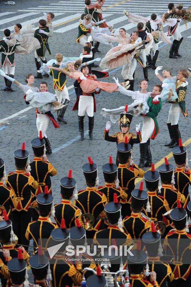 Full dress rehearsal of Spasskaya Tower Festival