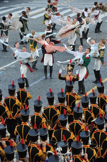 Full dress rehearsal of Spasskaya Tower Festival