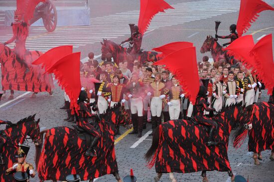Full dress rehearsal of Spasskaya Tower Festival