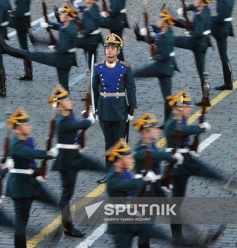 Full dress rehearsal of Spasskaya Tower Festival