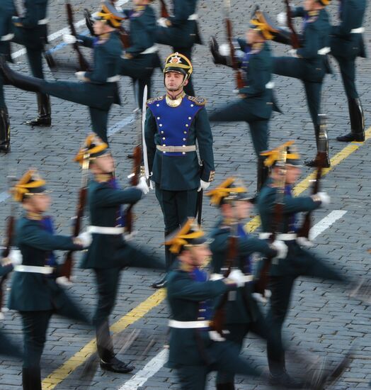 Full dress rehearsal of Spasskaya Tower Festival