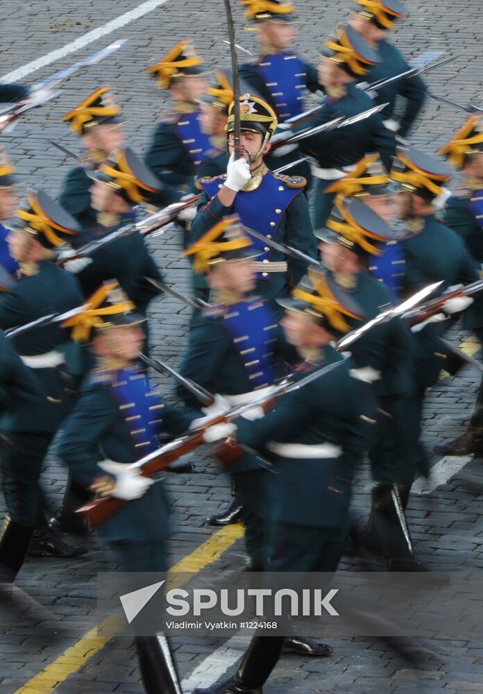 Full dress rehearsal of Spasskaya Tower Festival
