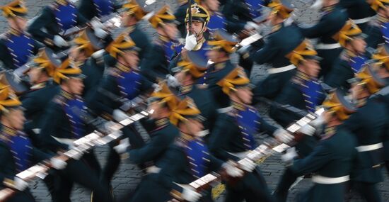 Full dress rehearsal of Spasskaya Tower Festival