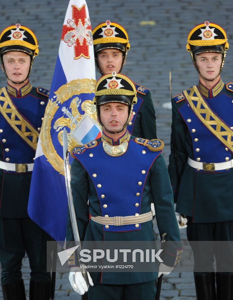 Full dress rehearsal of Spasskaya Tower Festival