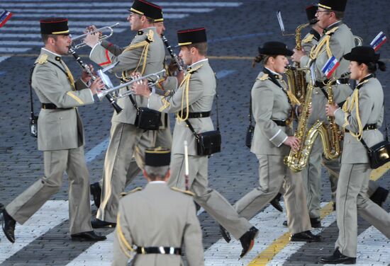 Full dress rehearsal of Spasskaya Tower Festival
