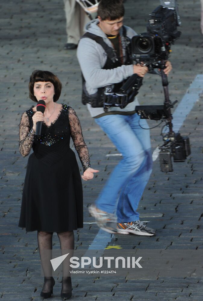 Full dress rehearsal of Spasskaya Tower Festival