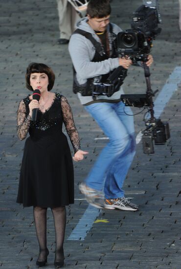 Full dress rehearsal of Spasskaya Tower Festival