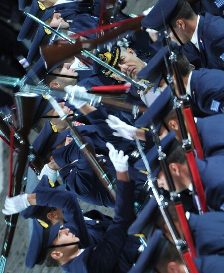 Full dress rehearsal of Spasskaya Tower Festival