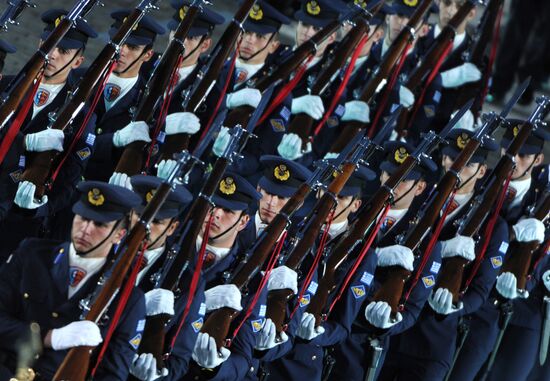 Full dress rehearsal of Spasskaya Tower Festival