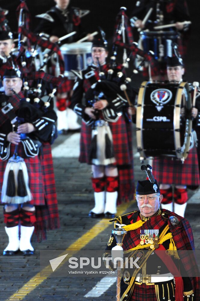 Full dress rehearsal of Spasskaya Tower Festival