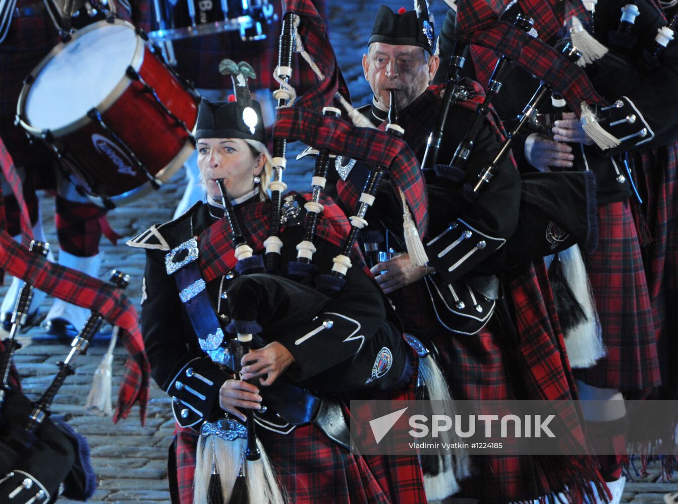 Full dress rehearsal of Spasskaya Tower Festival