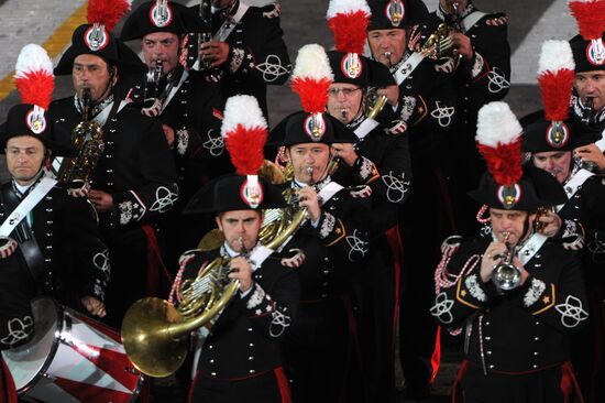 Full dress rehearsal of Spasskaya Tower Festival
