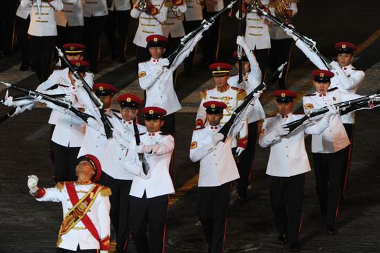 Full dress rehearsal of Spasskaya Tower Festival