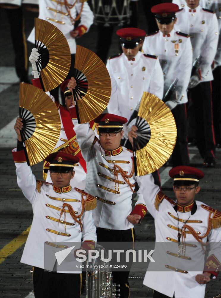 Full dress rehearsal of Spasskaya Tower Festival
