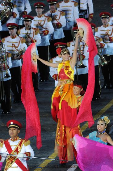 Full dress rehearsal of Spasskaya Tower Festival