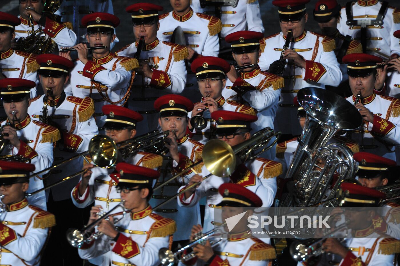 Full dress rehearsal of Spasskaya Tower Festival