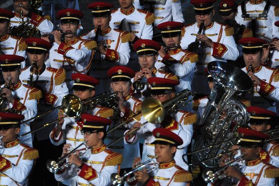 Full dress rehearsal of Spasskaya Tower Festival