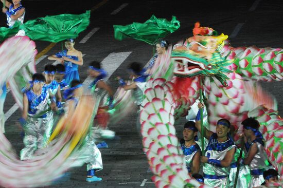 Full dress rehearsal of Spasskaya Tower Festival