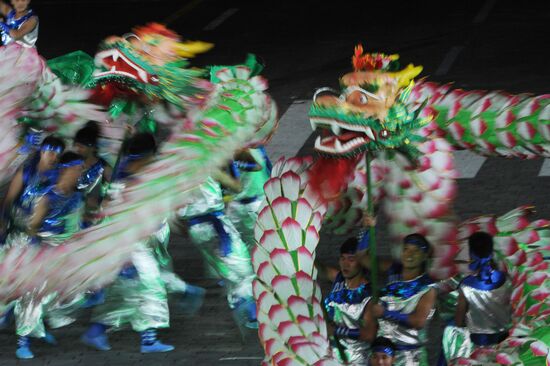 Full dress rehearsal of Spasskaya Tower Festival