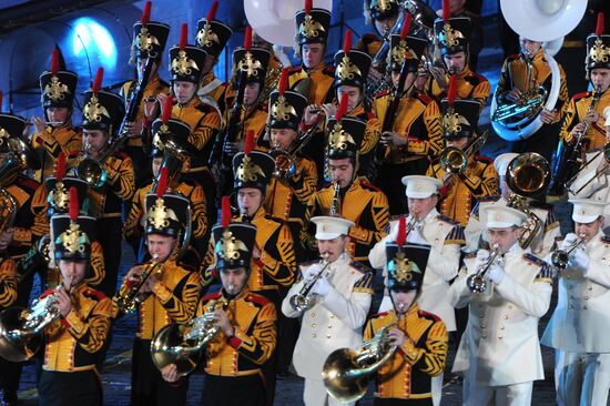 Full dress rehearsal of Spasskaya Tower Festival